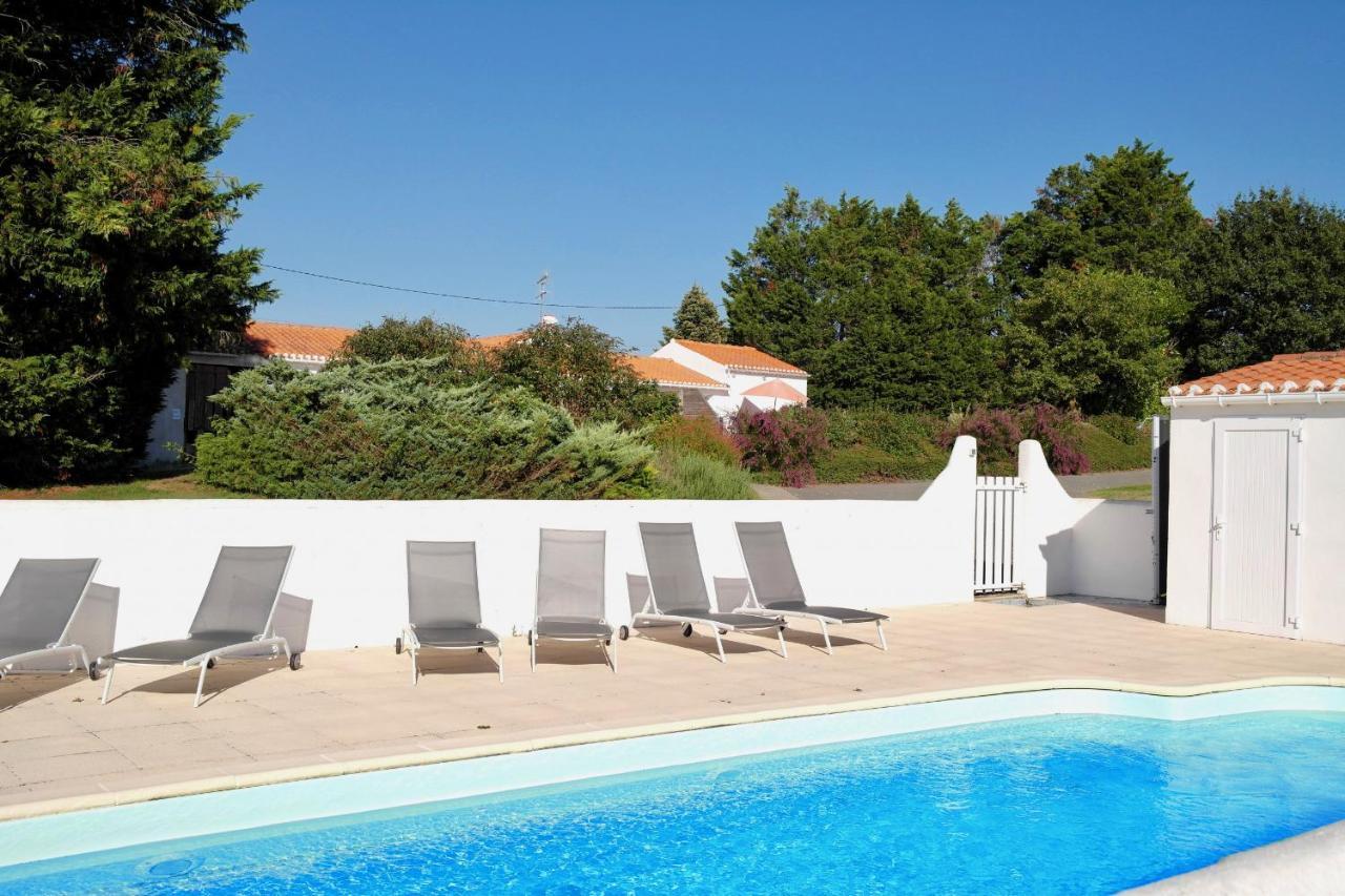 Maison Pour 4 A La Campagne Avec Piscine Commequiers Eksteriør billede